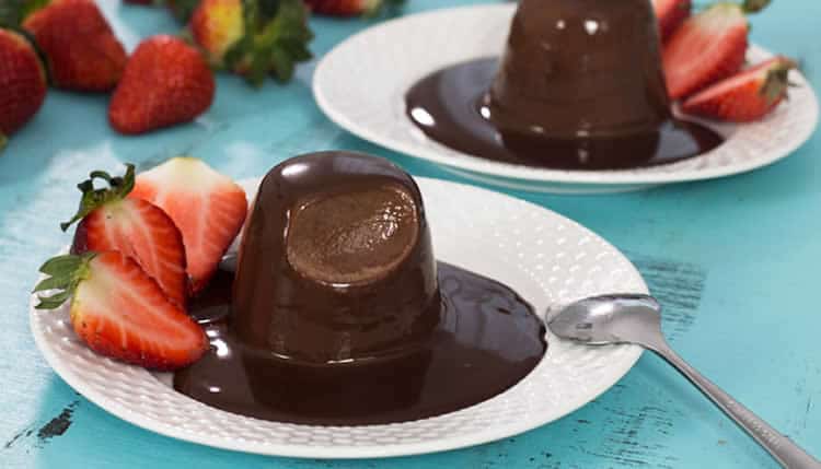 Panna cotta au chocolat noir au thermomix