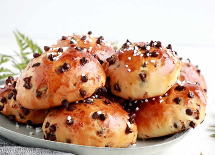 Petites brioches au chocolat