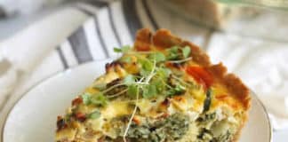 Quiche aux légumes au thermomix