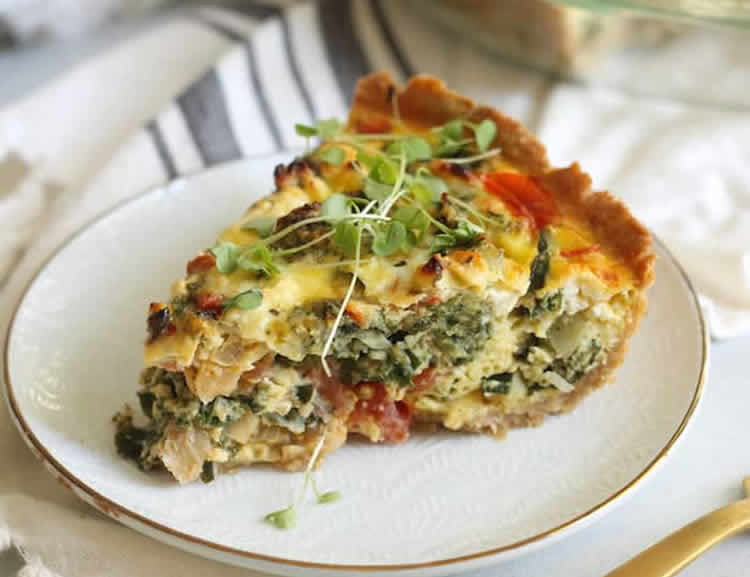 Quiche aux légumes au thermomix