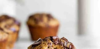 Recette muffins aux pépites de chocolat ww