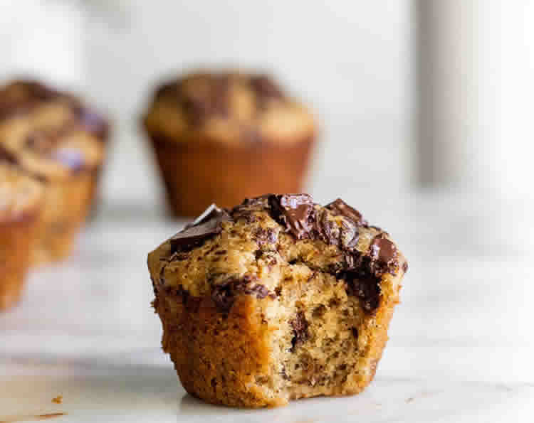 Recette muffins aux pépites de chocolat ww