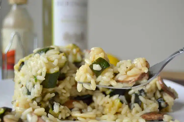 Risotto au poulet et courgettes au thermomix