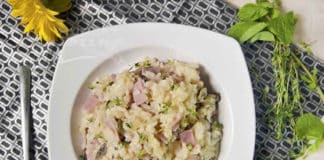 Risotto aux champignons et jambon au thermomix