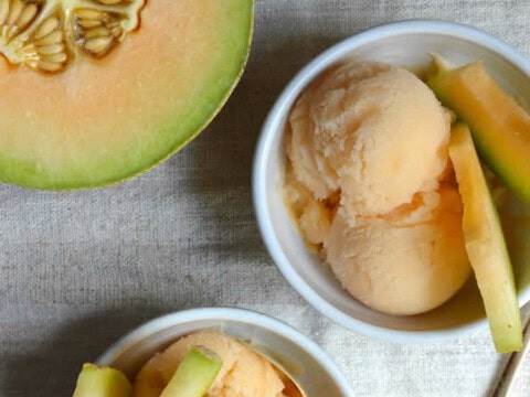 Sorbet au melon au thermomix