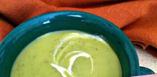 Soupe courgette et poireau au thermomix