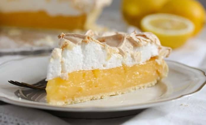 Tarte au citron meringuée sans beurre au thermomix