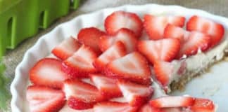 Tarte fraises mascarpone sans cuisson au thermomix