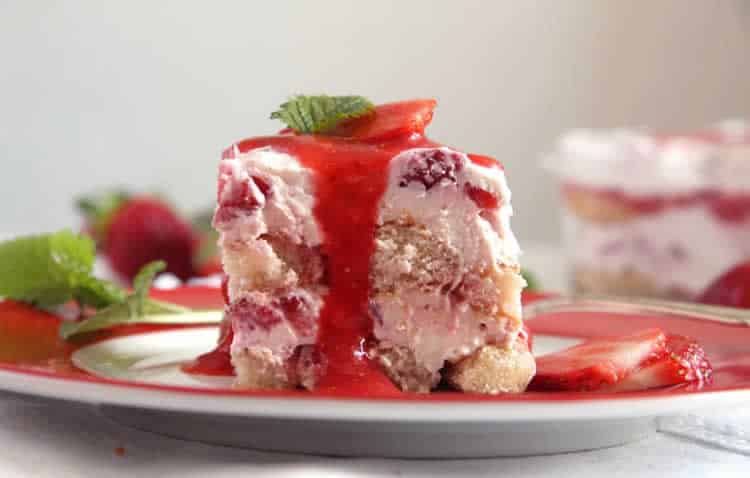 Tiramisu fraises facile au thermomix