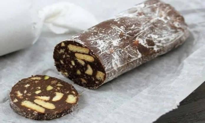 saucisson au chocolat facile au thermomix
