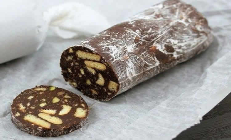 saucisson au chocolat facile au thermomix
