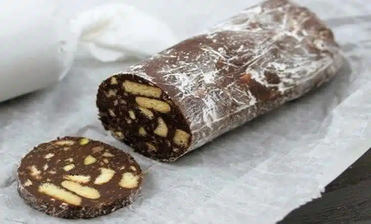 saucisson au chocolat facile au thermomix
