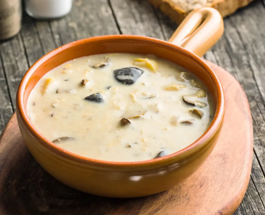 soupe champignons et poireaux au Thermomix