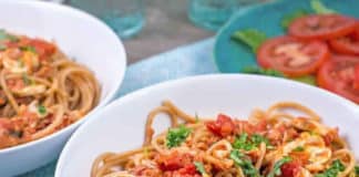 spaghettis au thon et champignons au cookeo