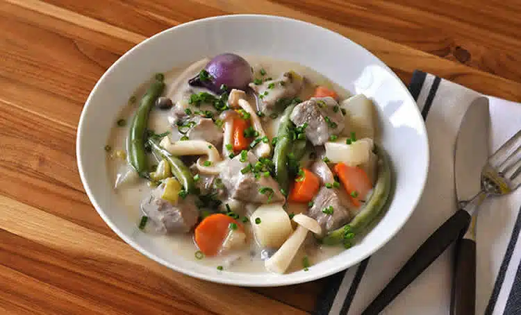 Blanquette de veau aux légumes au thermomix