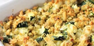 Crumble de poulet aux courgettes au thermomix
