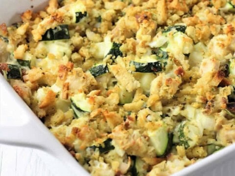 Crumble de poulet aux courgettes au thermomix