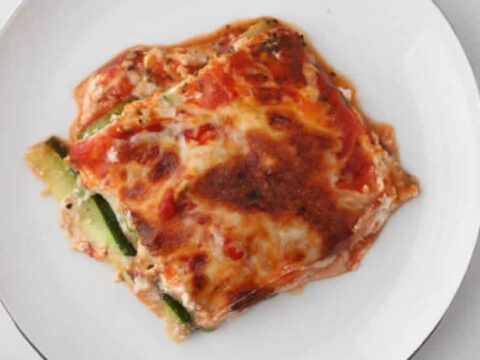 Lasagnes au thon et courgettes au thermomix