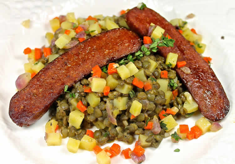 Merguez aux légumes au cookeo