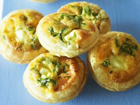 Mini quiche sans pâte au saumon au cookeo