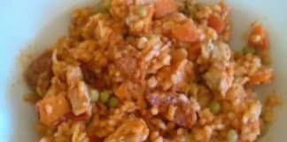 Risotto au chorizo et poulet au thermomix