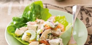 Salade pommes de terre et saumon au thermomix