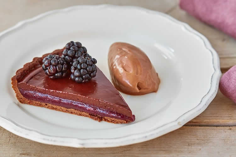 Tarte au chocolat et framboise au thermomix