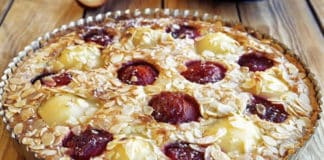 Tarte aux prunes et poires au thermomix