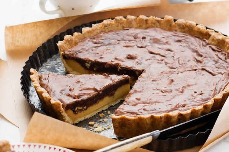 Tarte chocolat et caramel au thermomix