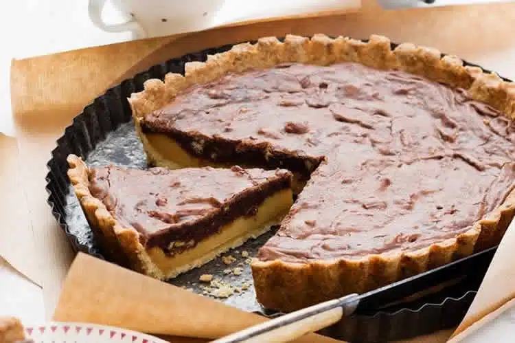 Tarte chocolat et caramel au thermomix