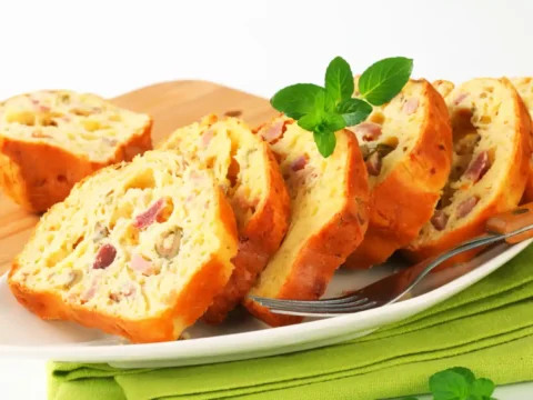 cake au jambon olives et poivrons au thermomix