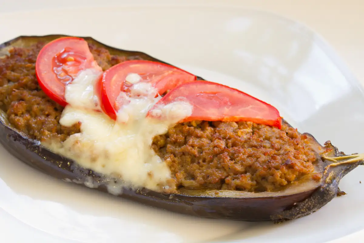 aubergine farcie viande hachée au cookeo