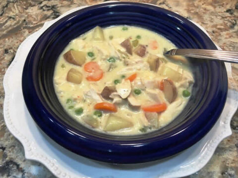 Blanquette de poulet aux légumes au thermomix