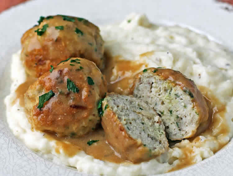 Boulettes suédoises à la dinde ww