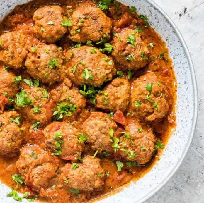 Boulettes à la sauce tomate au thermomix