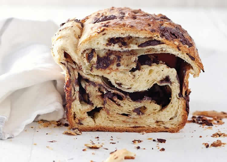 Brioche moelleuse au chocolat