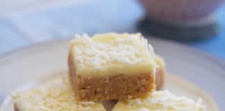 Carrés au citron et à la noix de coco au thermomix