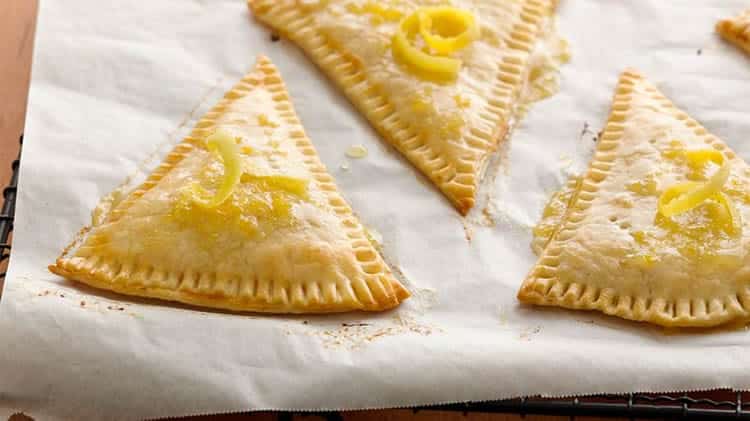 Chausson au citron à la vanille