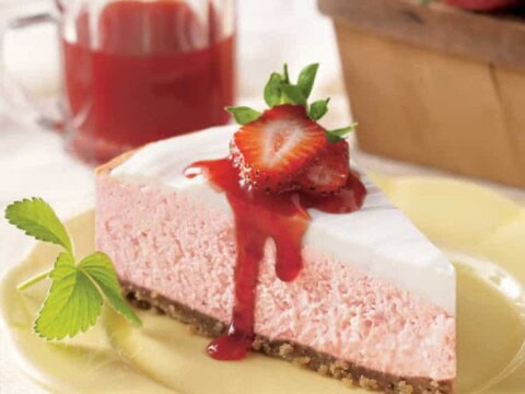 Cheesecake à la fraise au thermomix