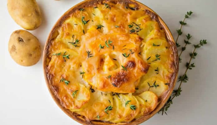 Gratin pommes de terre potimarron
