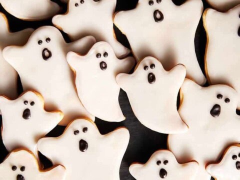 Gâteau fantôme pour Halloween