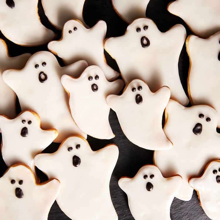 Gâteau fantôme pour Halloween