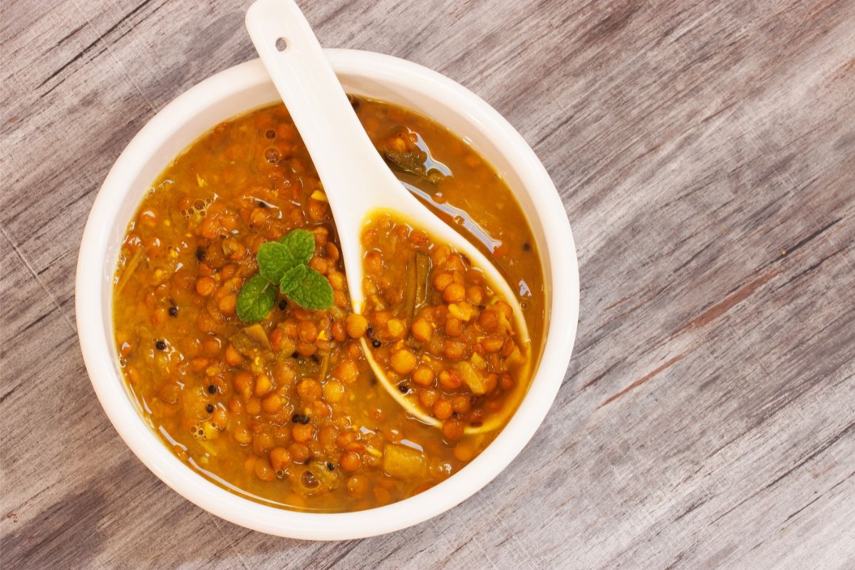Lentilles à la moutarde au cookeo