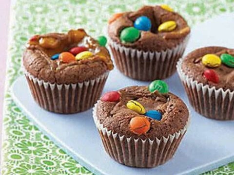 muffin chocolat et MMs au Thermomix