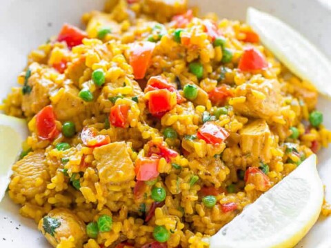 Paëlla au poulet au cookeo