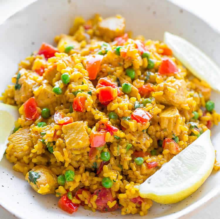 Paëlla au poulet au cookeo