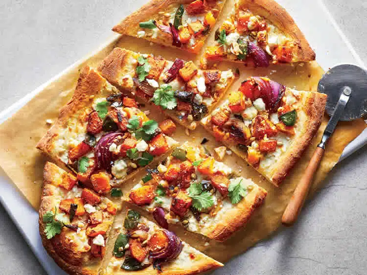 Pizza à la courge
