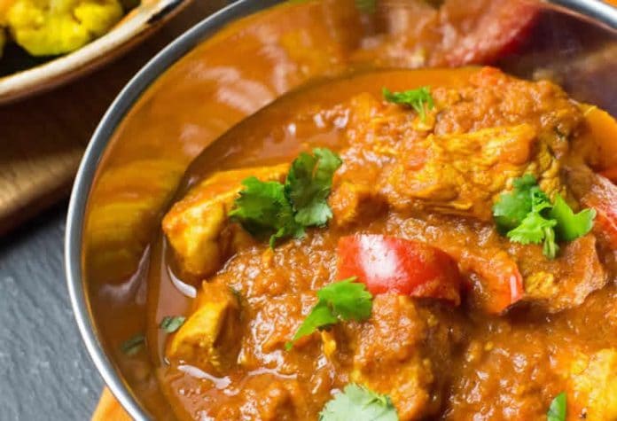 Poulet Balti au curry Weight Watchers