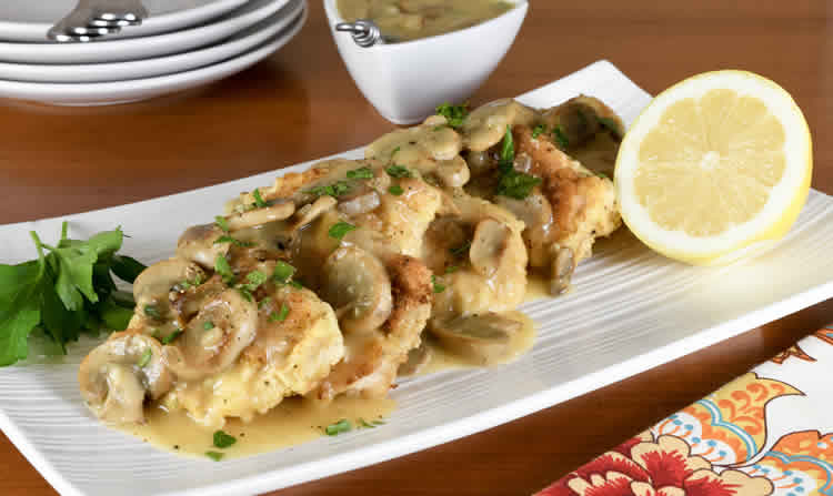 Poulet au citron et champignons au cookeo
