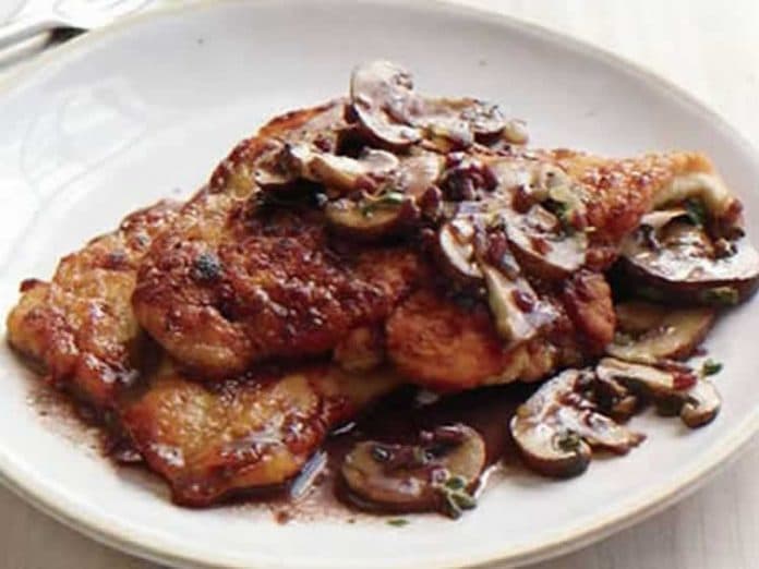 Poulet au vin rouge au cookeo